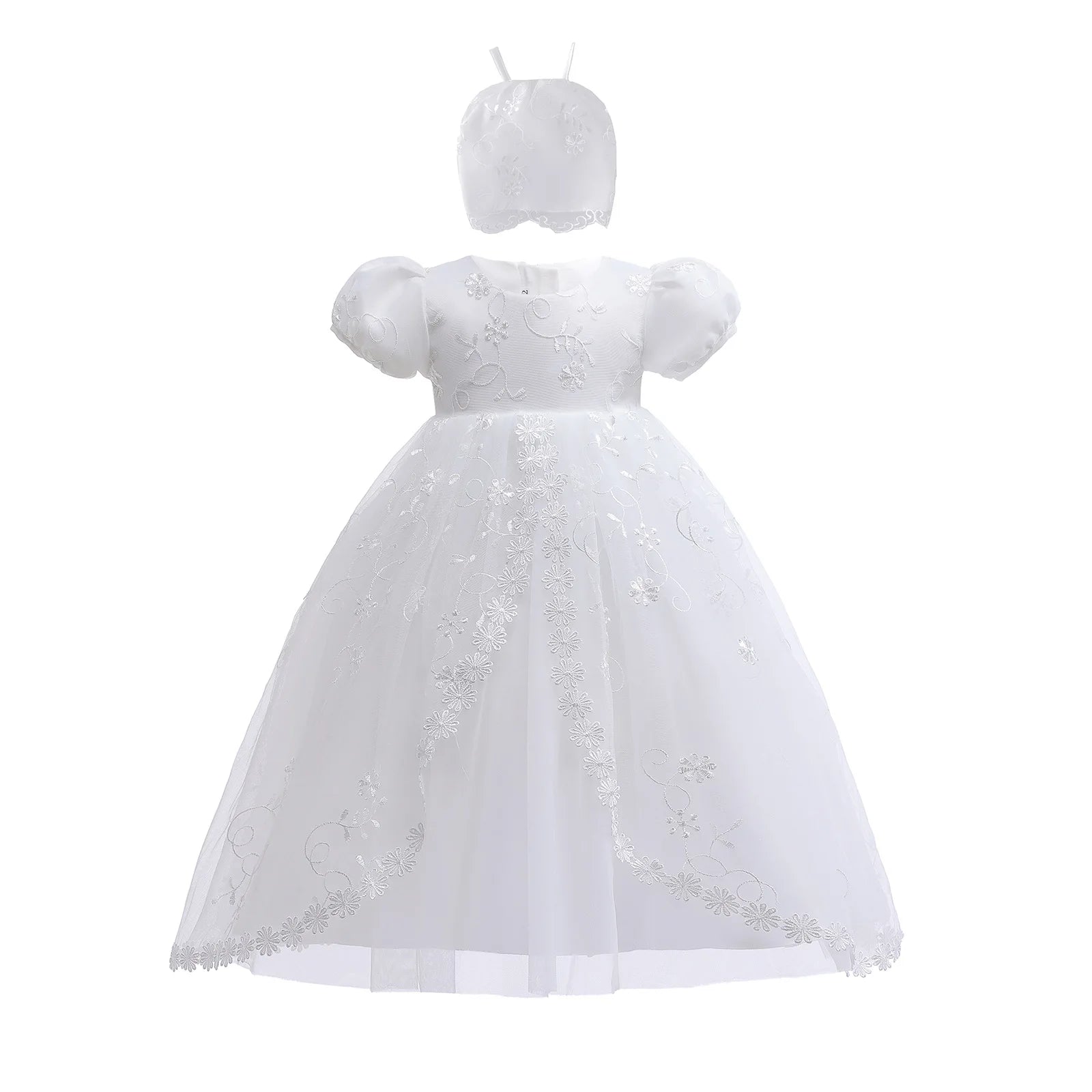 baby girl dresses embroidery pearl 1 year birthday dress wedding party christening baby girl clothes for 3-24 month