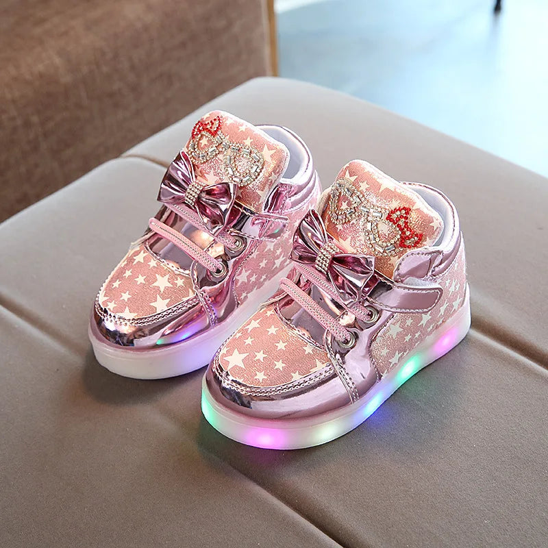 Kids Sneakers With lamp Children Baby Girls Boys .