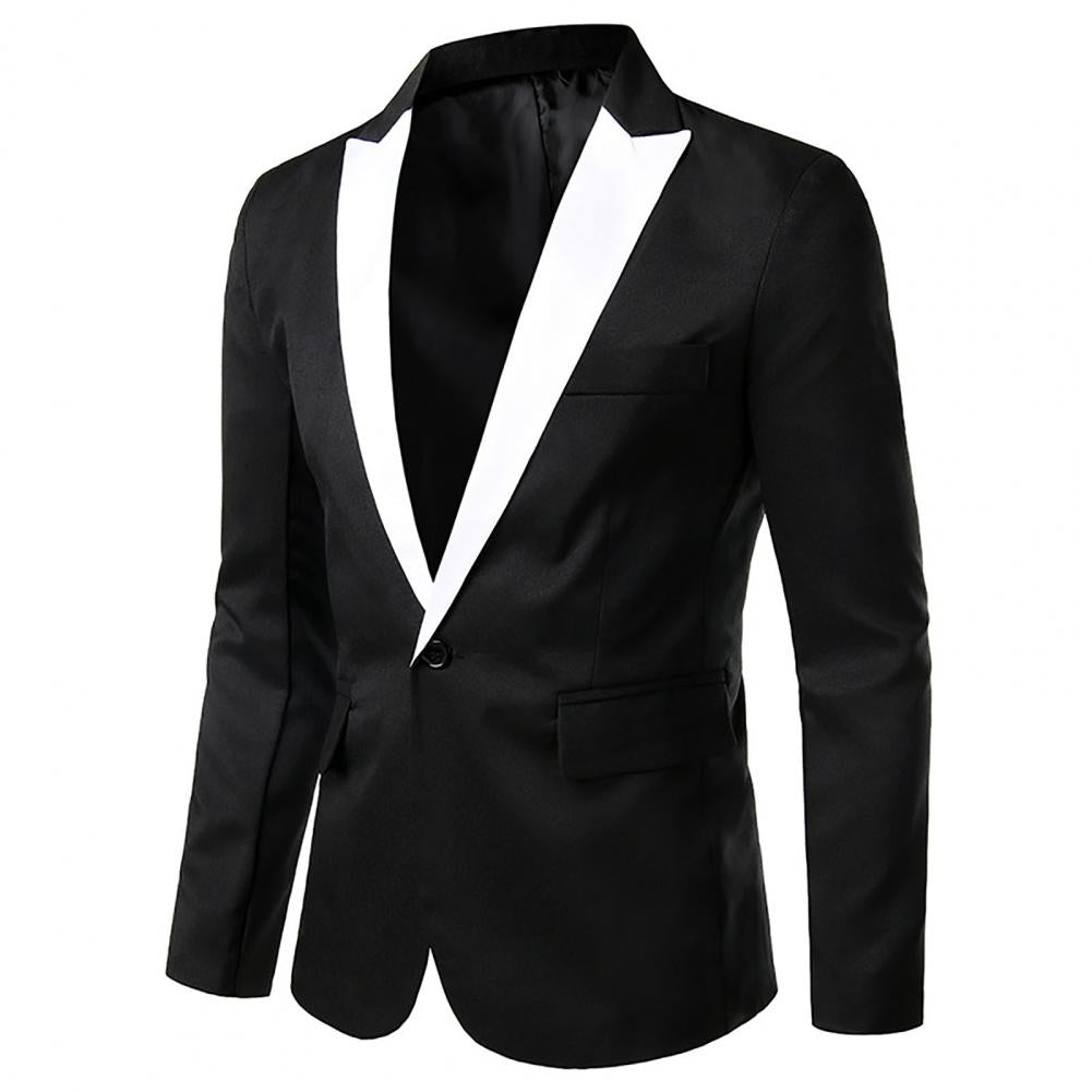 Men Suit Jacket Long Sleeve Men Suit Blazers.