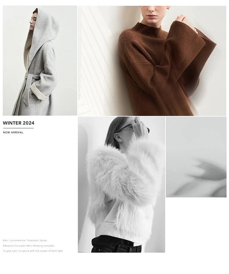 AMII Minimalist Blazer Women  Autumn New Office Lady .