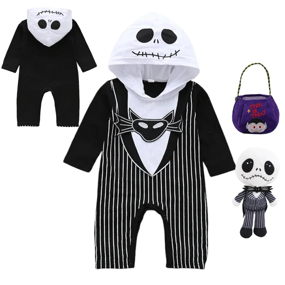 Baby Boy Halloween Cosplay Clothes Jack Nightmare.