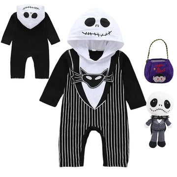 Baby Boy Halloween Cosplay Clothes Jack Nightmare.
