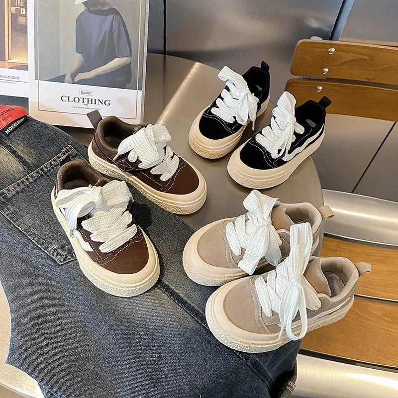 Kids Sneakers Fashion Round Toe Comfortable Fashion .