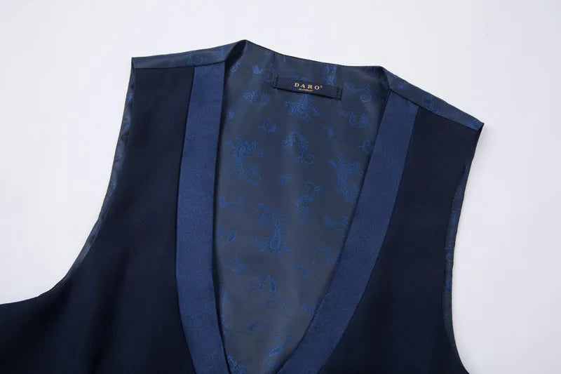Elegant Groom Wedding Tuxedo Formal Prom Party Male Suit Slim (Blazer+Vest+Pants)