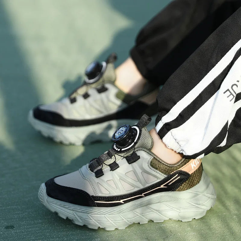 Fashion Knob Sports Shoes For Boys Comfortable Platform Children .