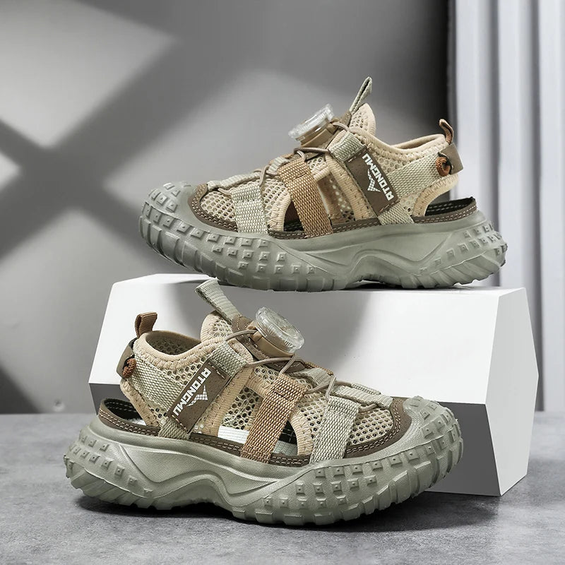 New Kids Sneakers Summer Hollow Refreshing Child Casual Shoes.