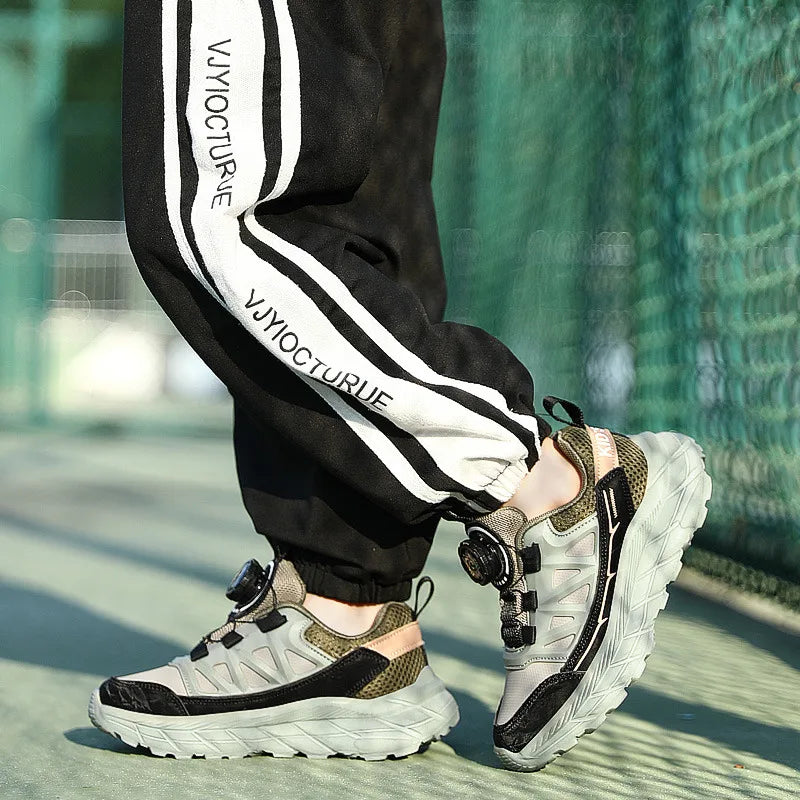 Fashion Knob Sports Shoes For Boys Comfortable Platform Children .