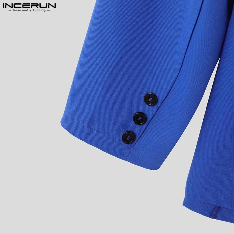 Fashion Male Long Sleeved Cardigan Blazers .