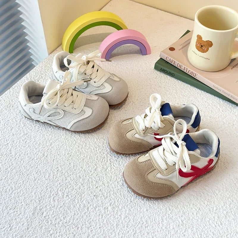 Kids Sneakers Round Toes Non-slip  Boys Girls Casual Shoes .