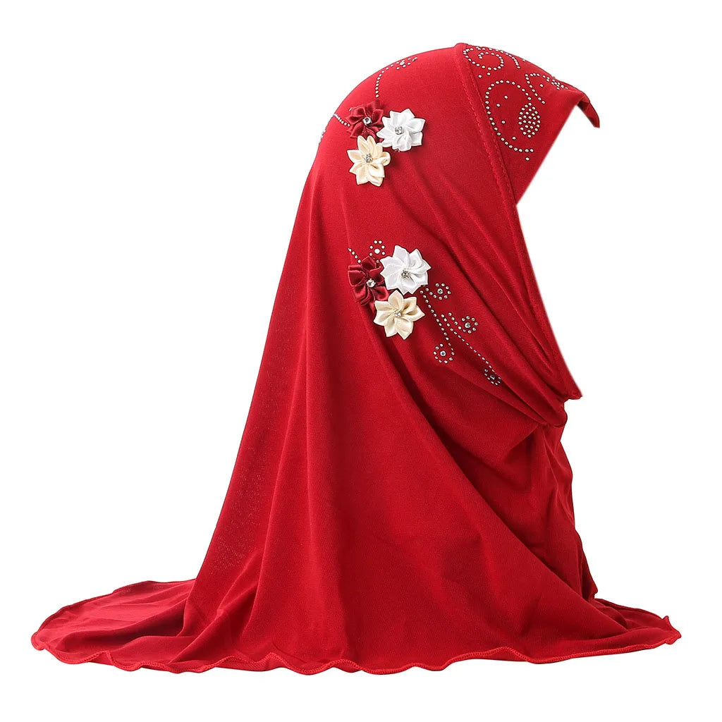 BOHOWAII Kids Girls Muslim Instant Hijab Ready To Wear.