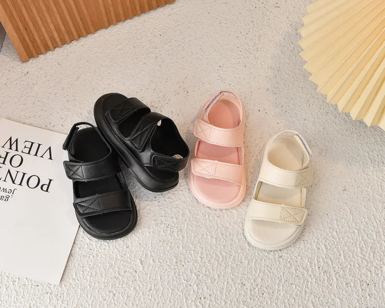 Kids Beach Shoes Casual Soild Color Boys Girls Sandals .