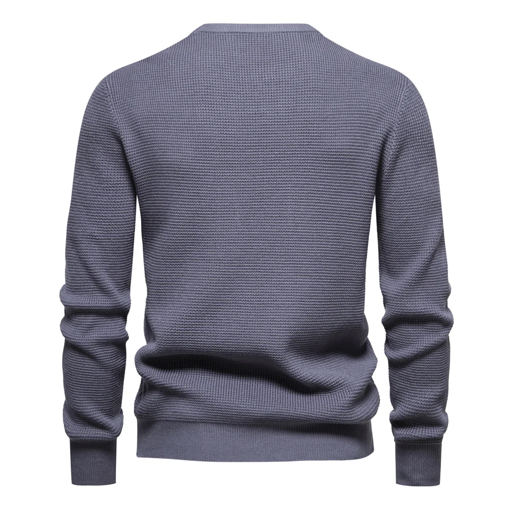 AIOPESON Fashion Stripe Youth Sweater for Men Casual.