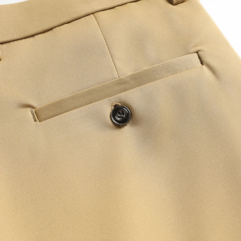 Summer Thin Male Casual Pants Quick Dry Formal Dress Pants.