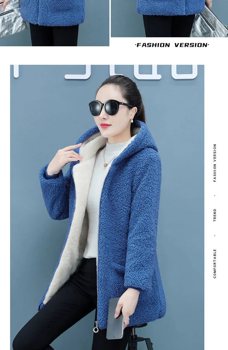 Hot Sale Of The Season New Korean Style Loose Fleece.