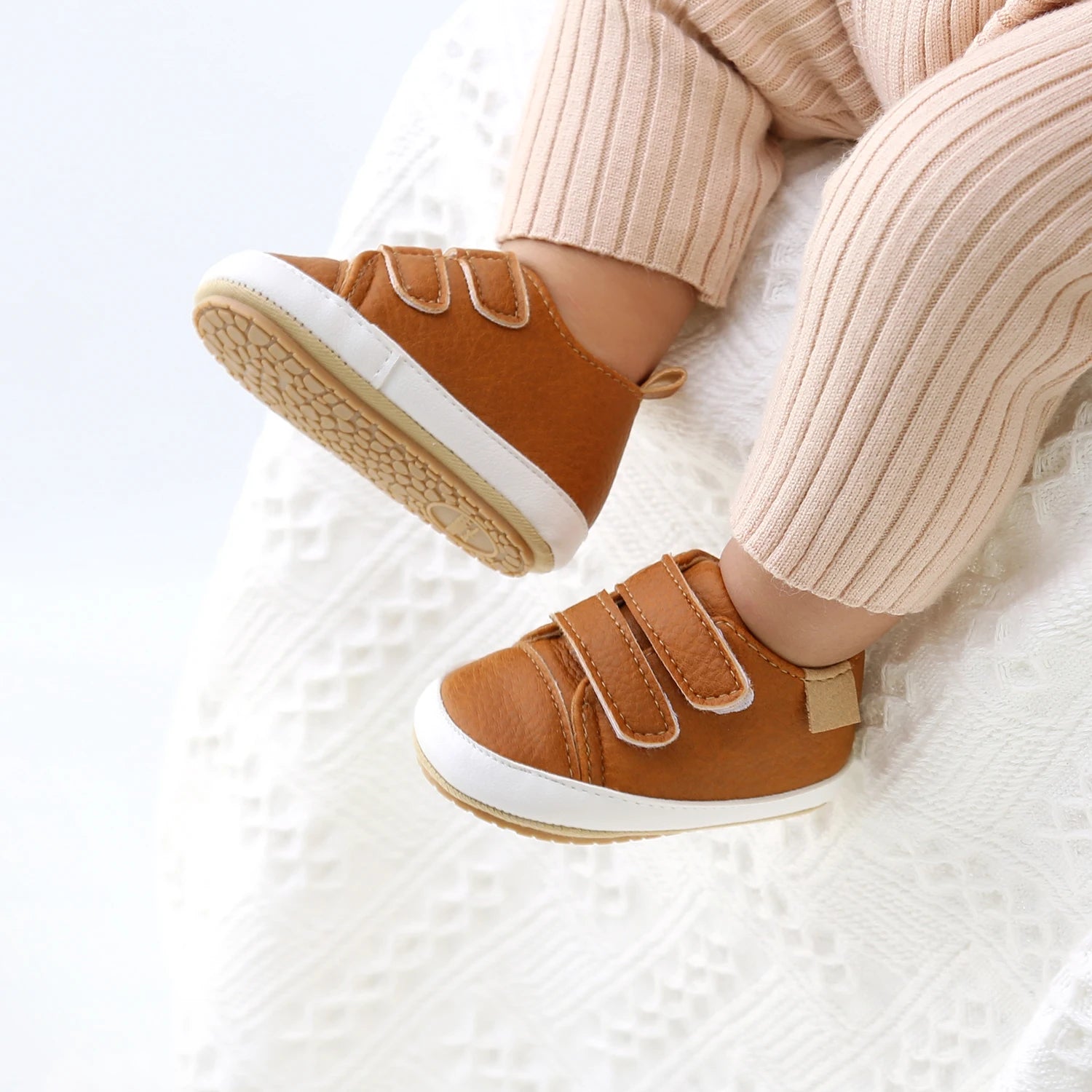 KIDSUN Baby Boys Girls Shoes Non-Slip Rubber Sole.