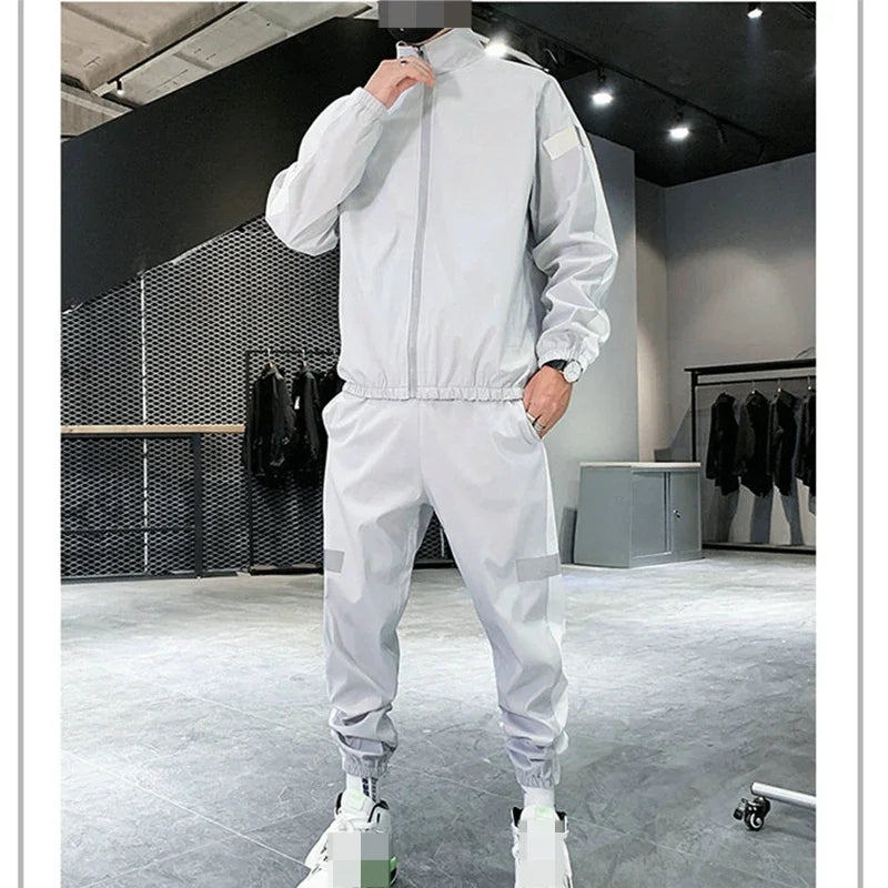 Customizable Men Sportswear Set Spring Autumn Set Suits