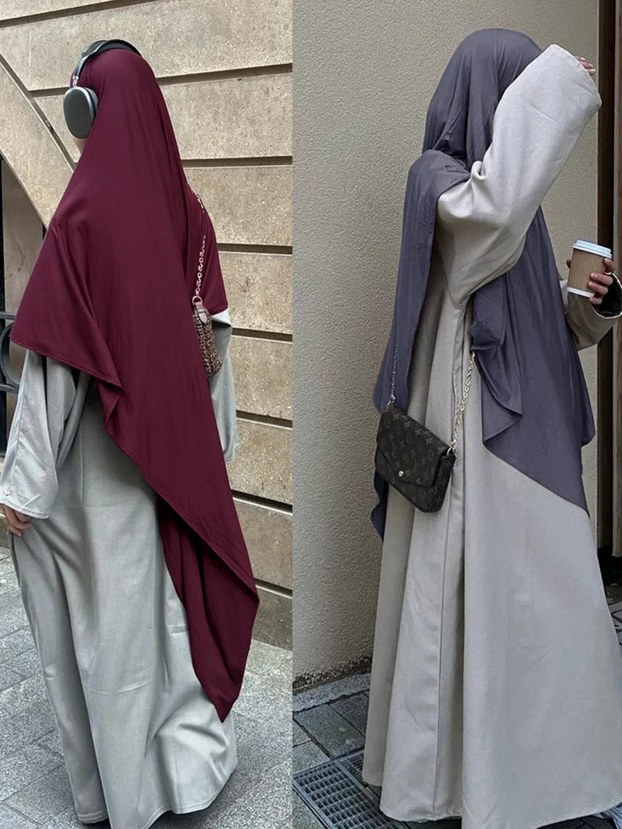 Muslim Women Arabic Dubai Soft jersey Hijab scarf .