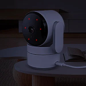 AMOROM 2K Indoor Camera 5/2.4G Wi-Fi Home Night Vision Security Camera.