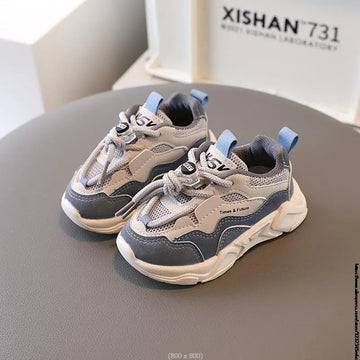 Kids Sport Shoes Fashion Cross-tied Mesh Breathable Boys .