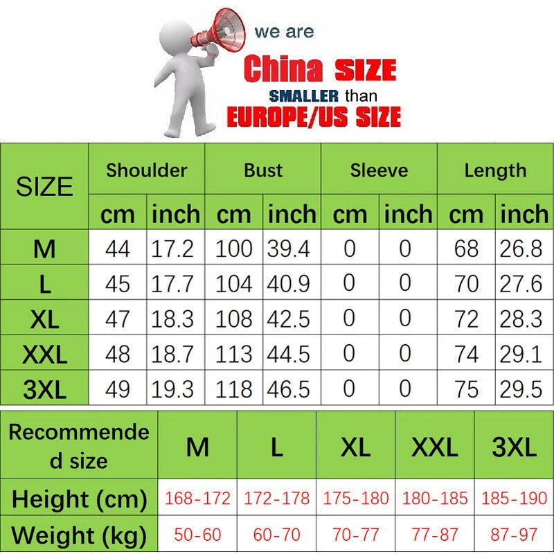 Casual Sweater Tank Top Autumn and Winter Warm Men's Vest.