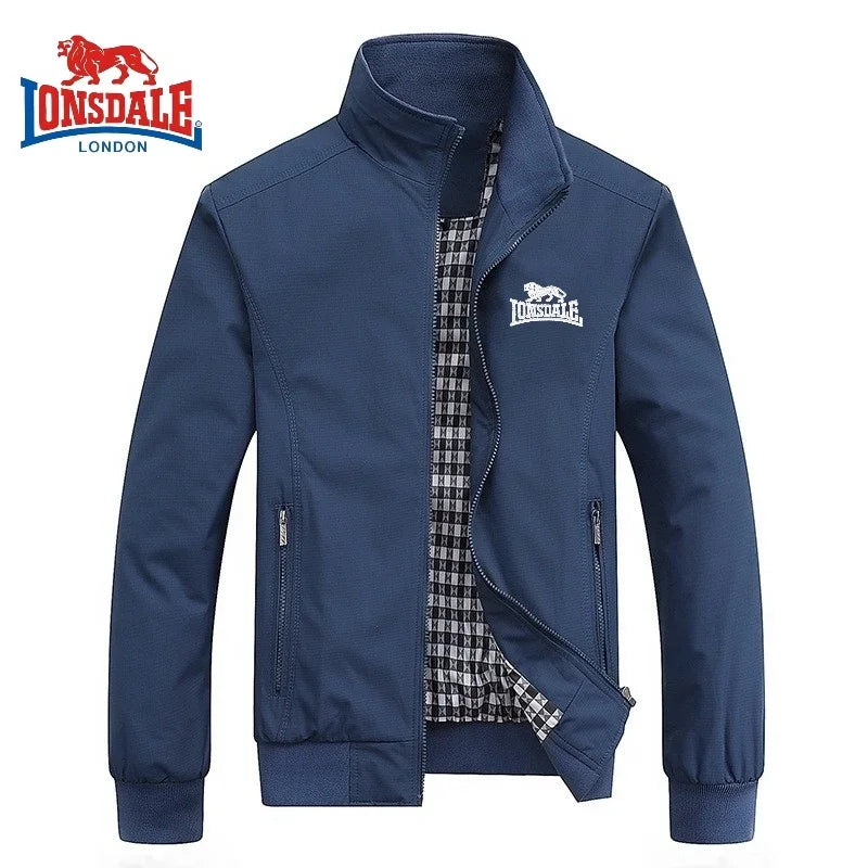 Autumn and Winter Men's Embroidered High-quality Lapel Jacket,