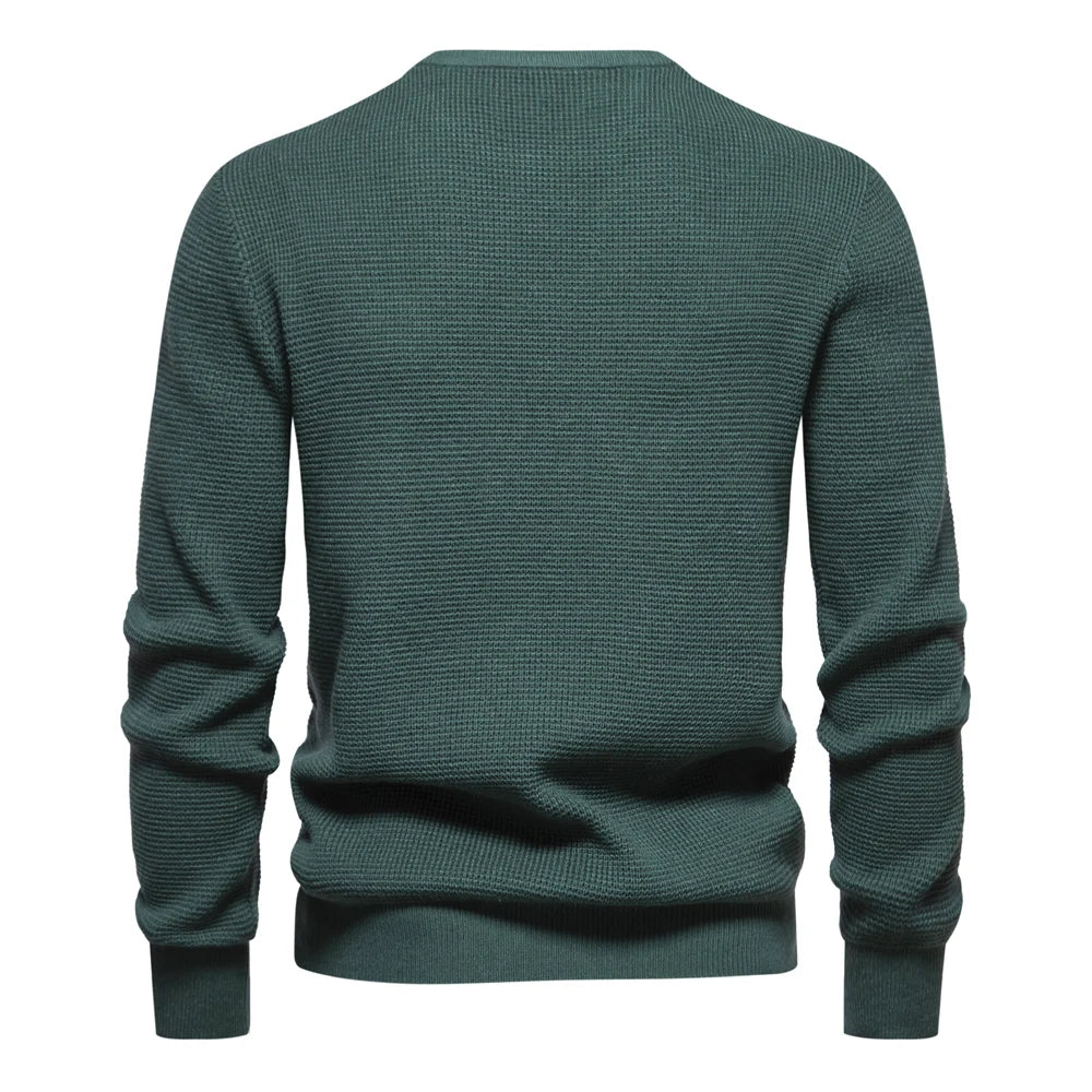 AIOPESON Fashion Stripe Youth Sweater for Men Casual.