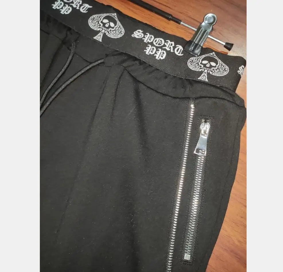 2024 Rhinestones outfit Men  style Fashion Casual Streetwear tracksuit  New men  brand designer