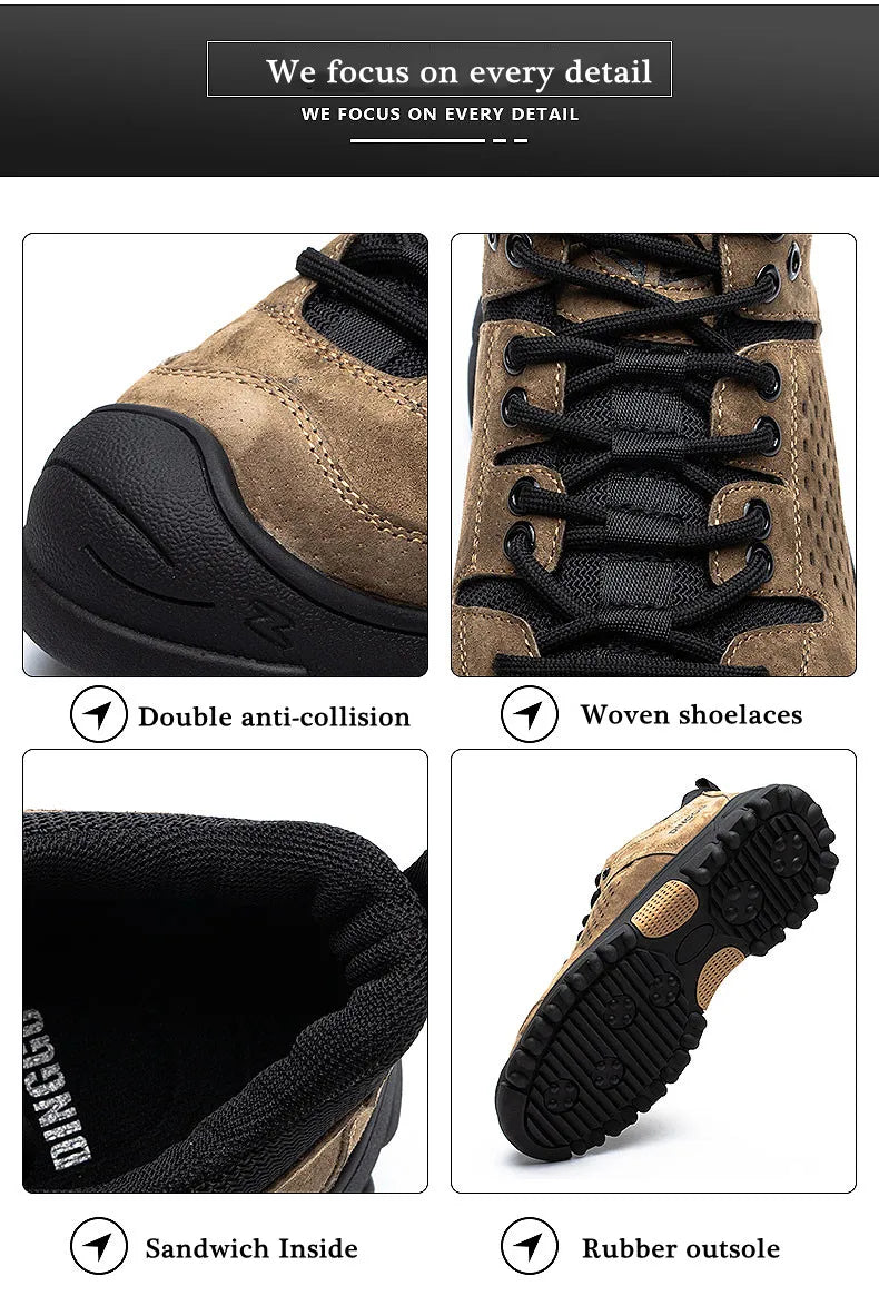 Work Safety Shoes Men Anti-smash Anti-puncture Work Sneakers Lightweight Breathable Protective Steel Toe Safety Boots