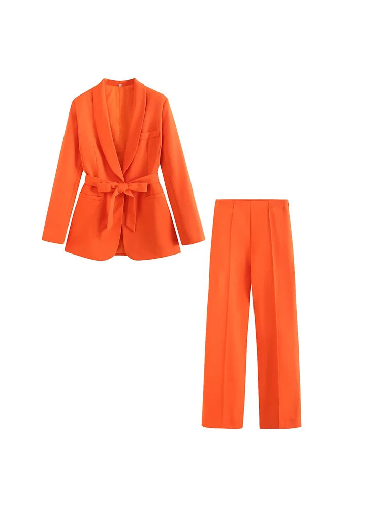 2025 Spring Summer 2 pieces sets Fashion Blazers.