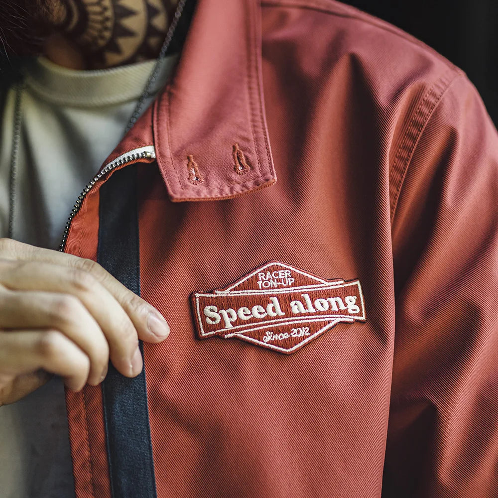 Sporty and Casual Zippered Outerwear for Men's Versatile Jackets.