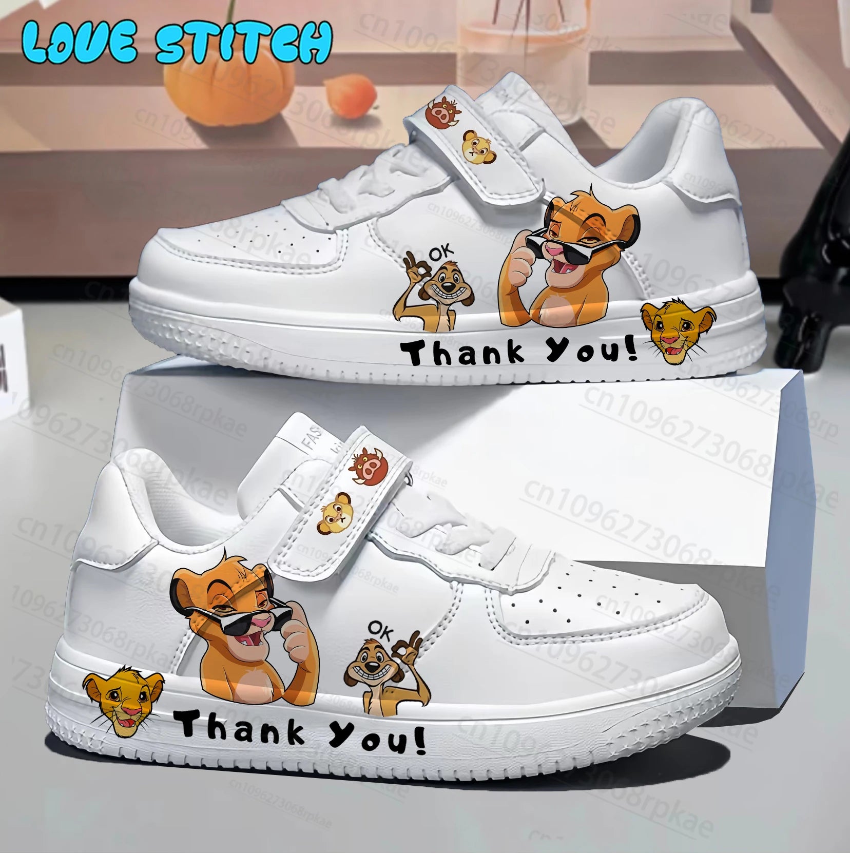 King Lion White Casual Shoes For Baby Boy Girl Simba Children
