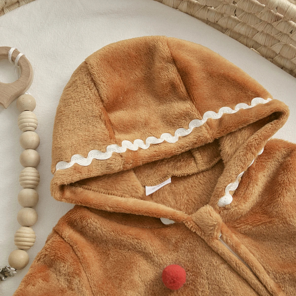 Christmas Newborn Infant Baby Boys Girls Jumpsuit Fuzzy .