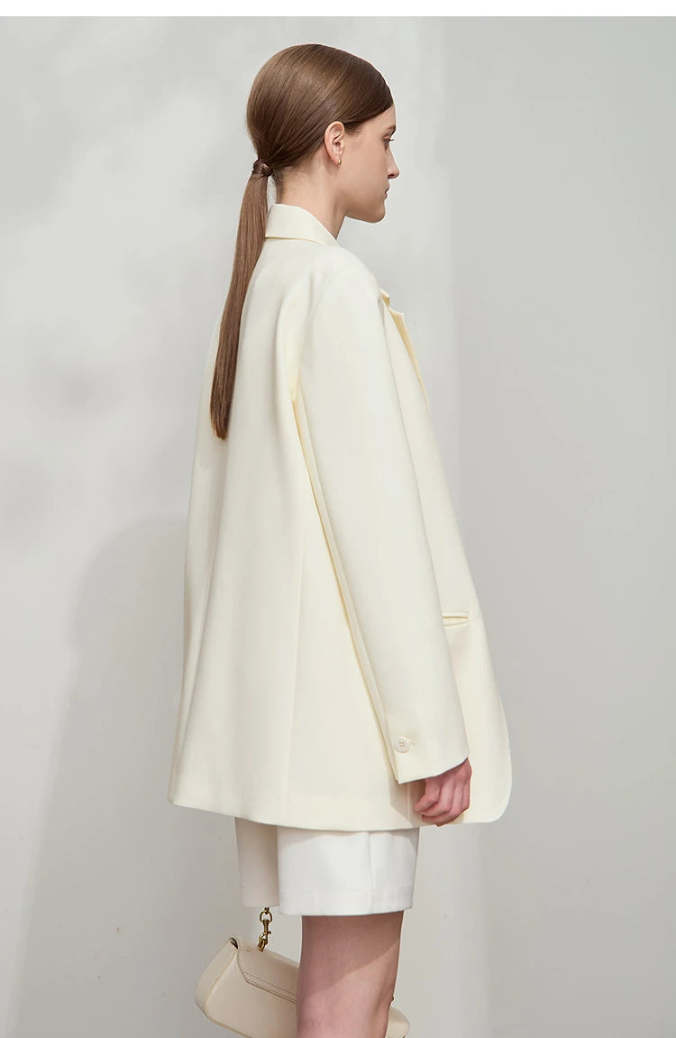 AMII Minimalist Blazer Women  Autumn New Office Lady .