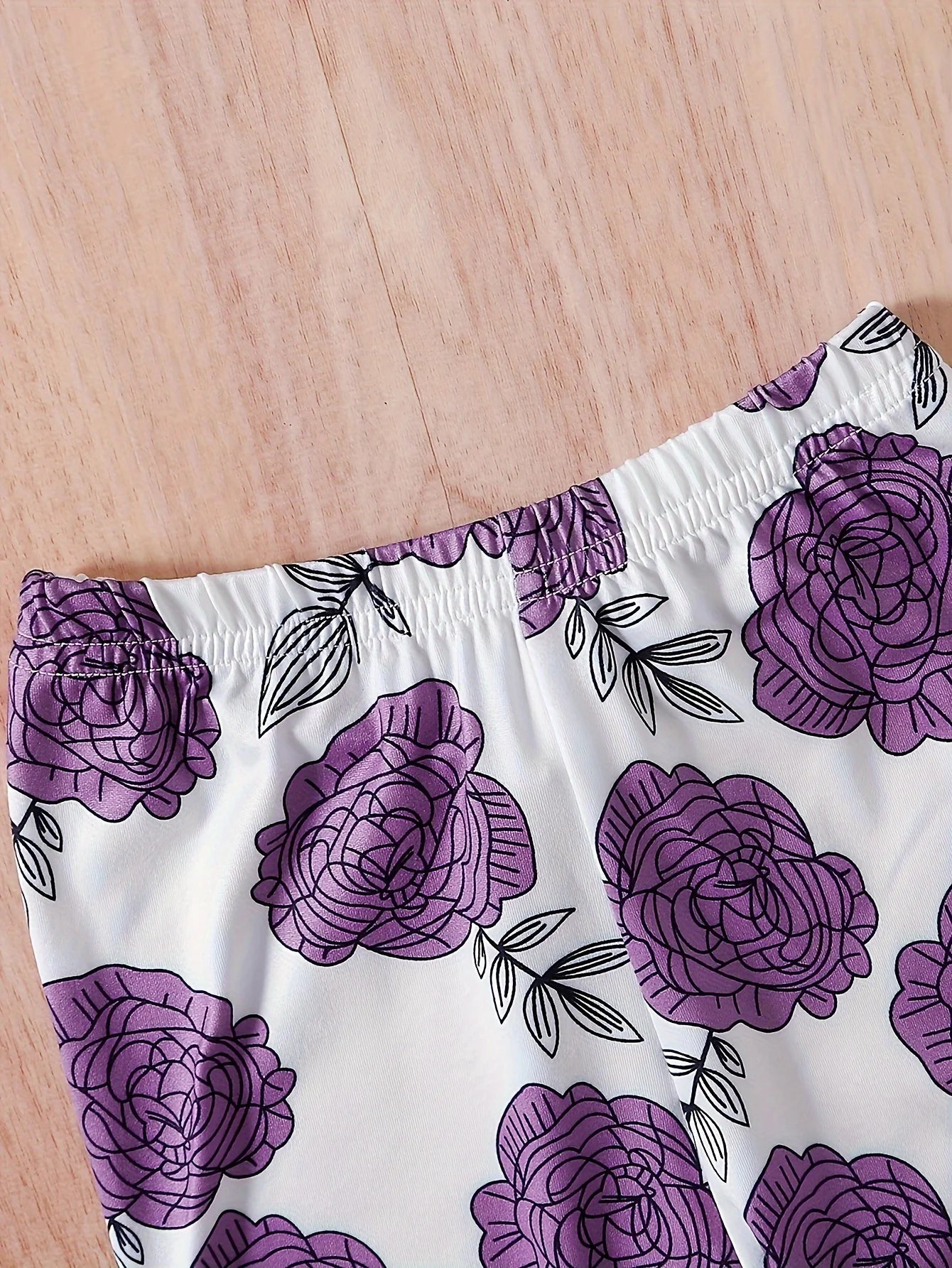 0-3 Years Baby Girl 3PCS Clothes Set Purple Short Sleeved Top+Floral Pants+Headband Fashion Toddler Girl Summer Daily Outfits