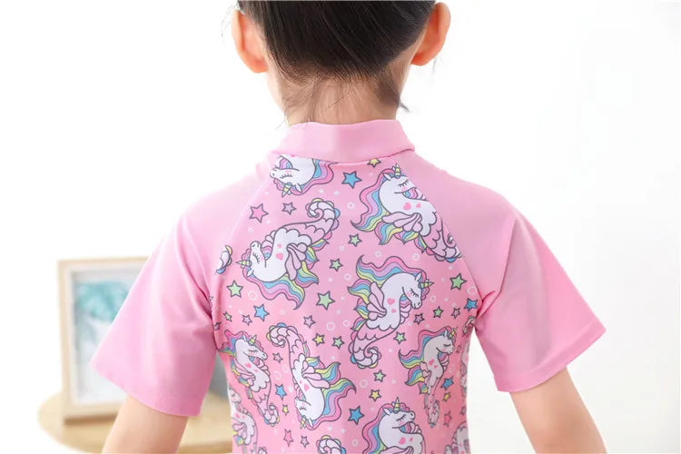 Kids Toddler Boys Swimsuit Long Sleeve  3 4 5 6 7 8 10 Years.