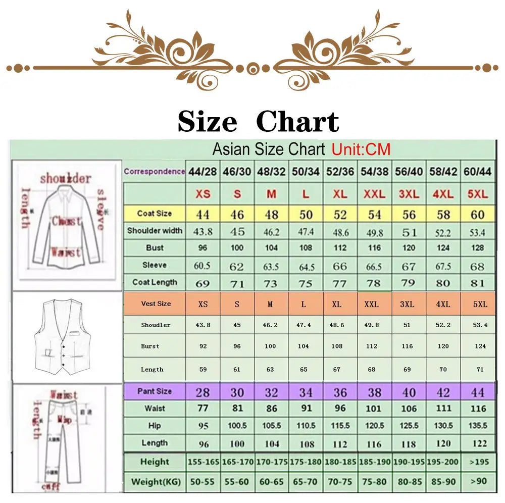 High-end Beadwork Men Suits Customized Slim Fit .