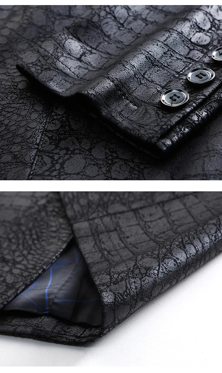 Men's Casual Spring Autumn Vintage Soft Faux Leather Jackets .