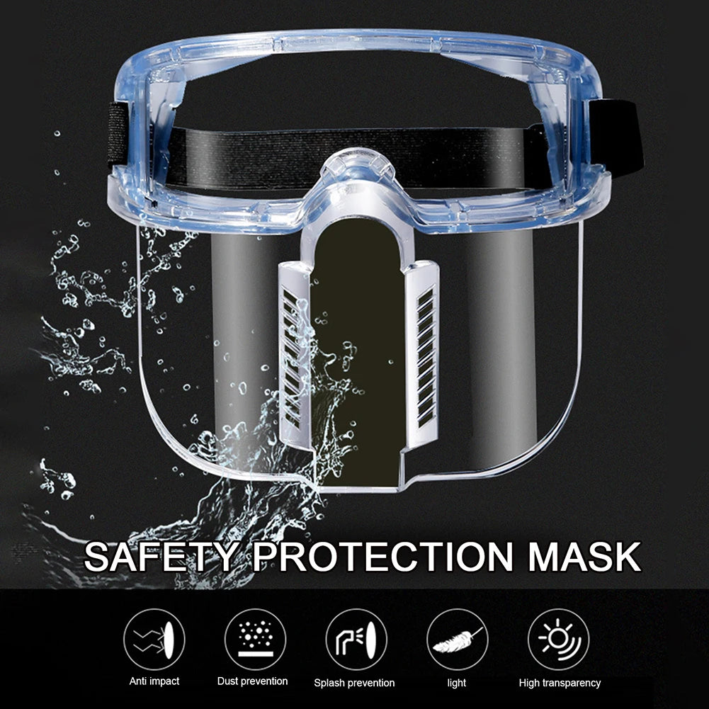 Mask For Full Face Cover Detachable Anti-Dust Face Protector .