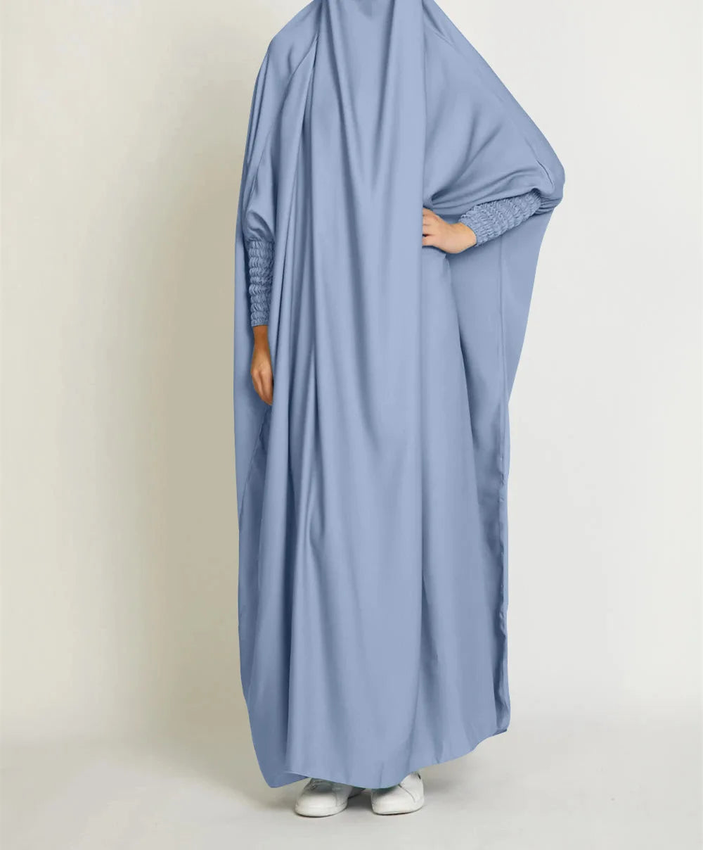 One Piece Jilbab Dress for Women Muslim Hooded Dress .