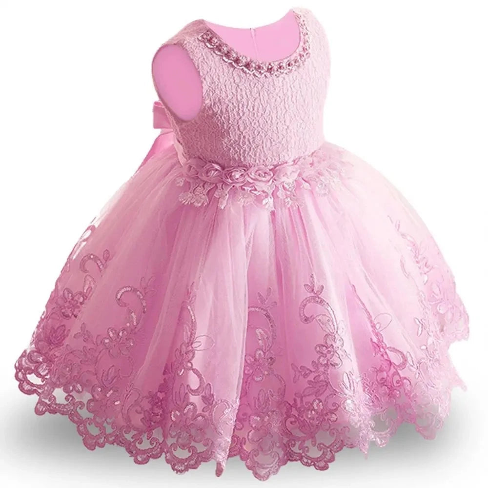 Newborn Elegant Bridesmaid Baby Girl Dresses .