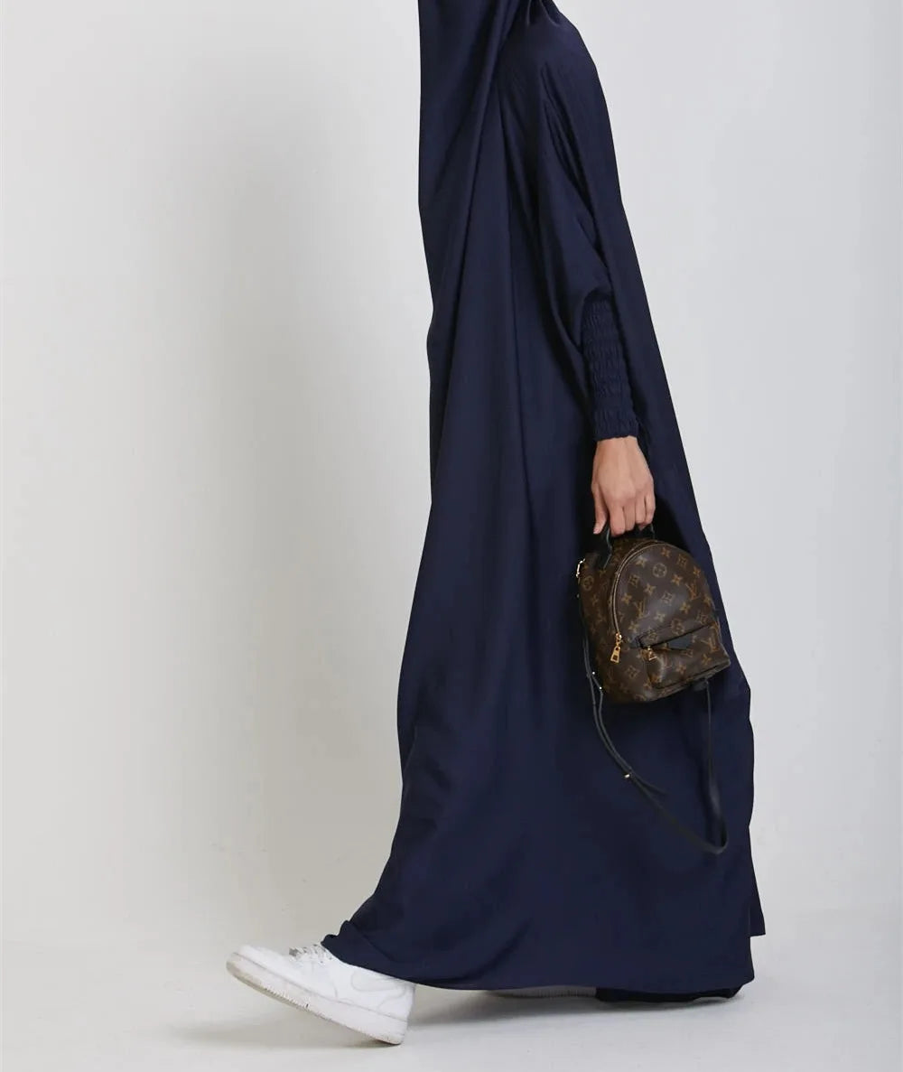 One Piece Jilbab Dress for Women Muslim Hooded Dress .