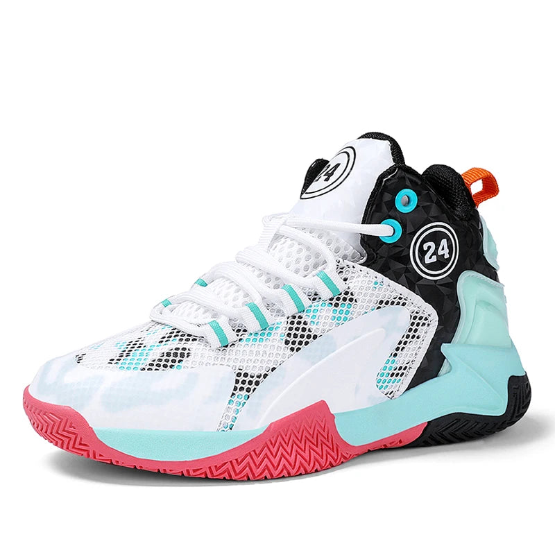 Kids Basketball Shoes Boys Sneakers Non-slip Child .