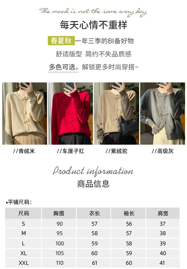 Women New Fashion Autumn Winter 100% Merino Wool Sweater .