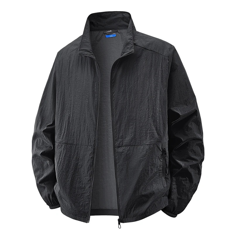 6XL 7XL 8XL Summer Jackets Men Windbreaker Coats .