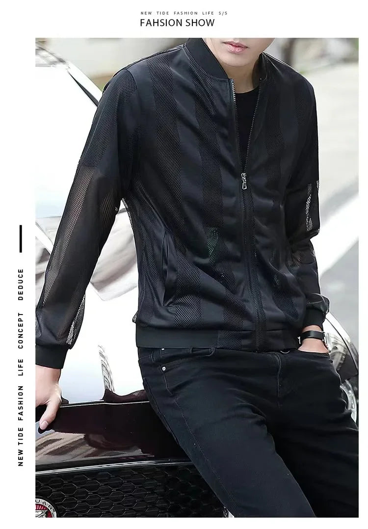 Spring Summer New Thin Style Sunscreen Clothing Man.