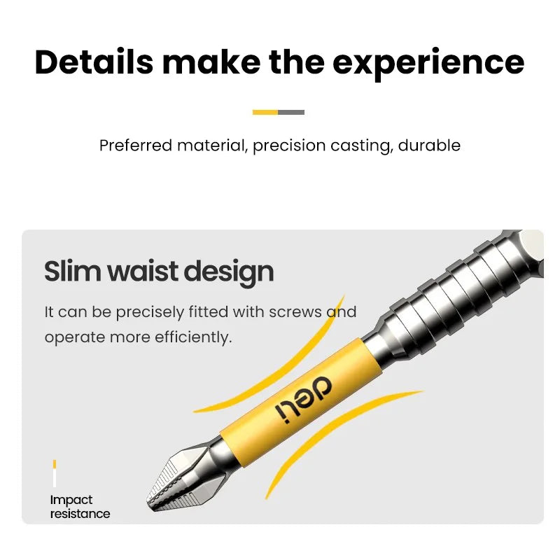 Non-slip PH2 Magnetic Batch Head Cross Screwdriver Hardness Drill Bit .