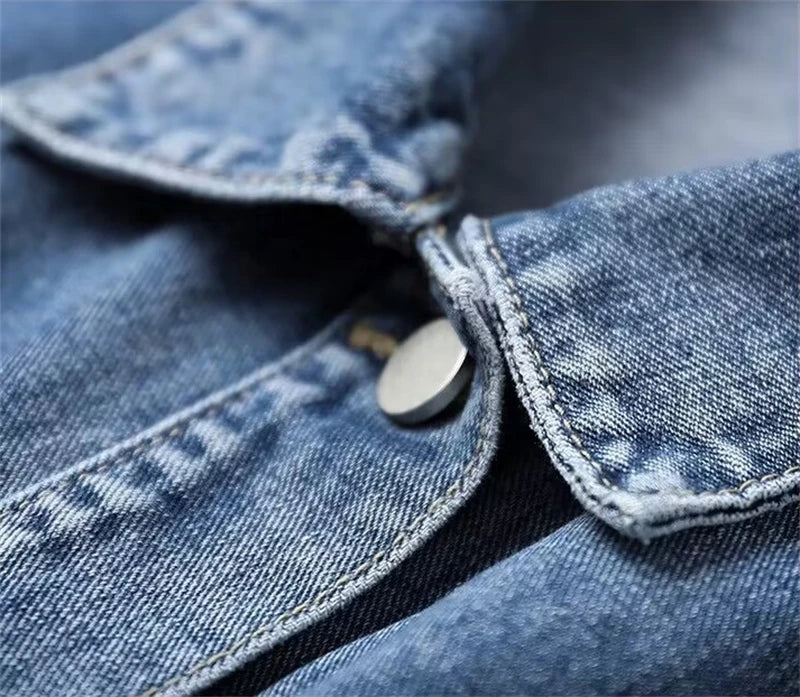 Women's Denim Vest Jacket New Spring And Autumn Elegant.