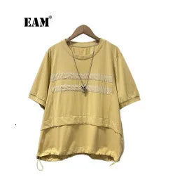 EAM Green Brief Blazer Women Big Size Casual .