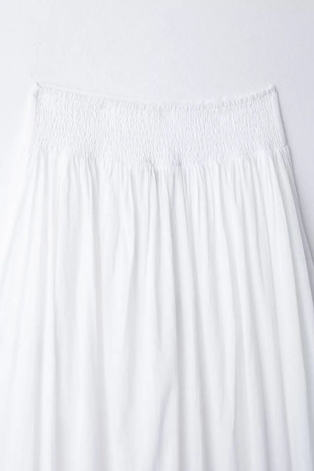 TRAFZA 2024 Woman Embroidery Print Set V Neck Casual Shirt Top + A-Line High Waist Chic Elegant Women's Pleated Long Skirt TRAF