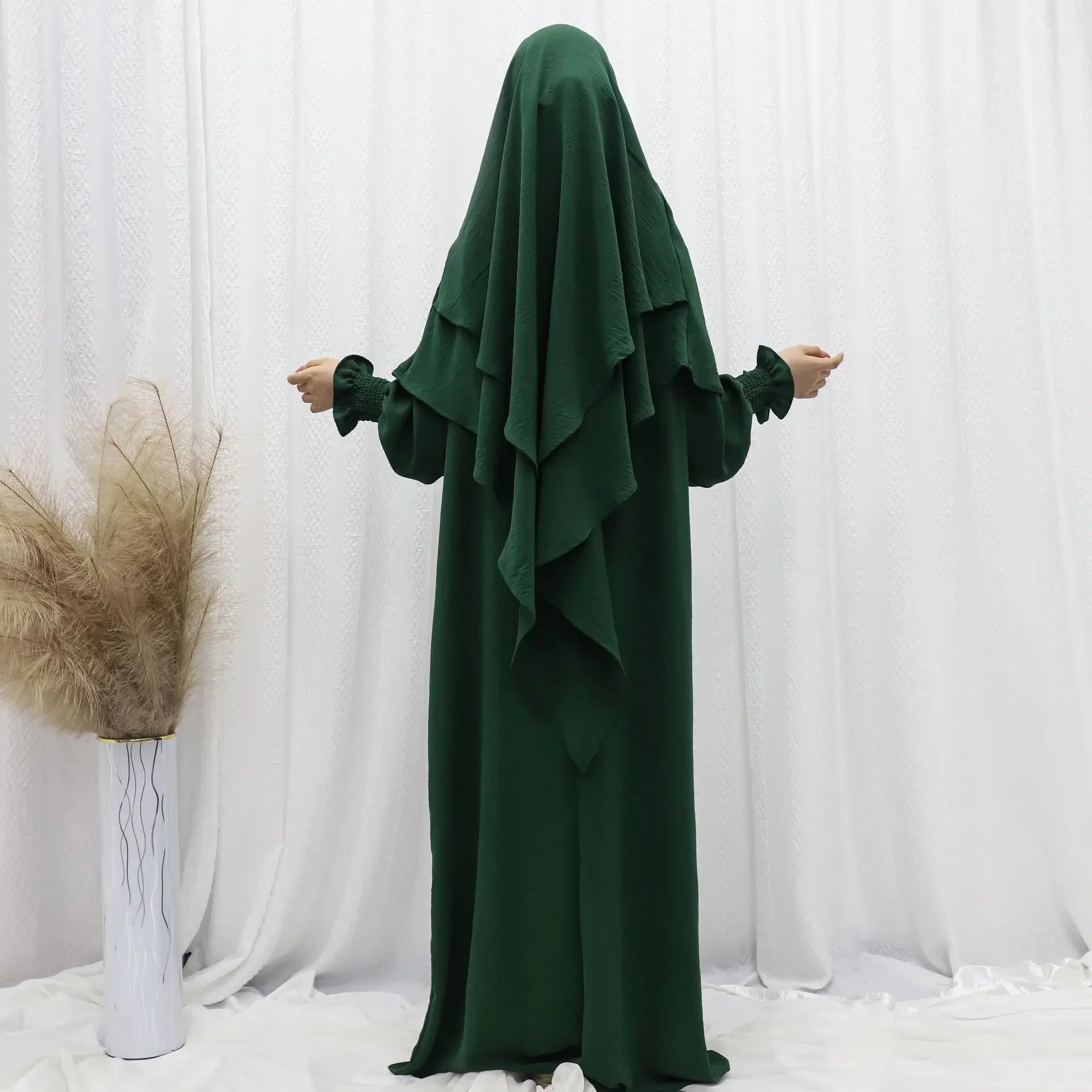 Ramadan Modest Muslim Women Dresses Headscarf Abaya .